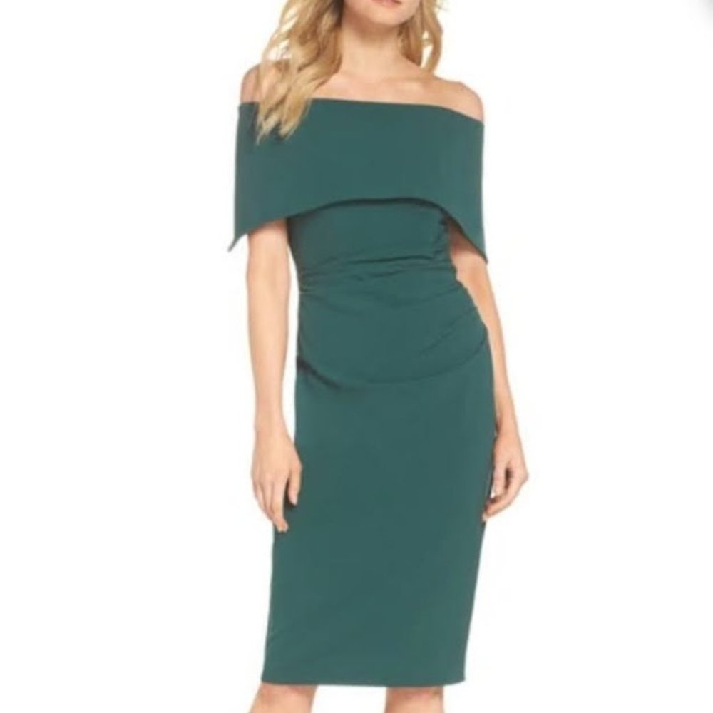 NWT VINCE CAMUTO DRESS GREEN SZ 16